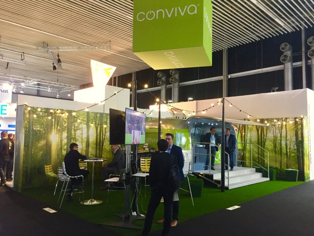 Conviva's Booth At Ibc With Our Executives Joining The Prestidge Event