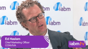 Conviva's Chief Marketing Officer, Ed Haslam On IABM.TV Interview
