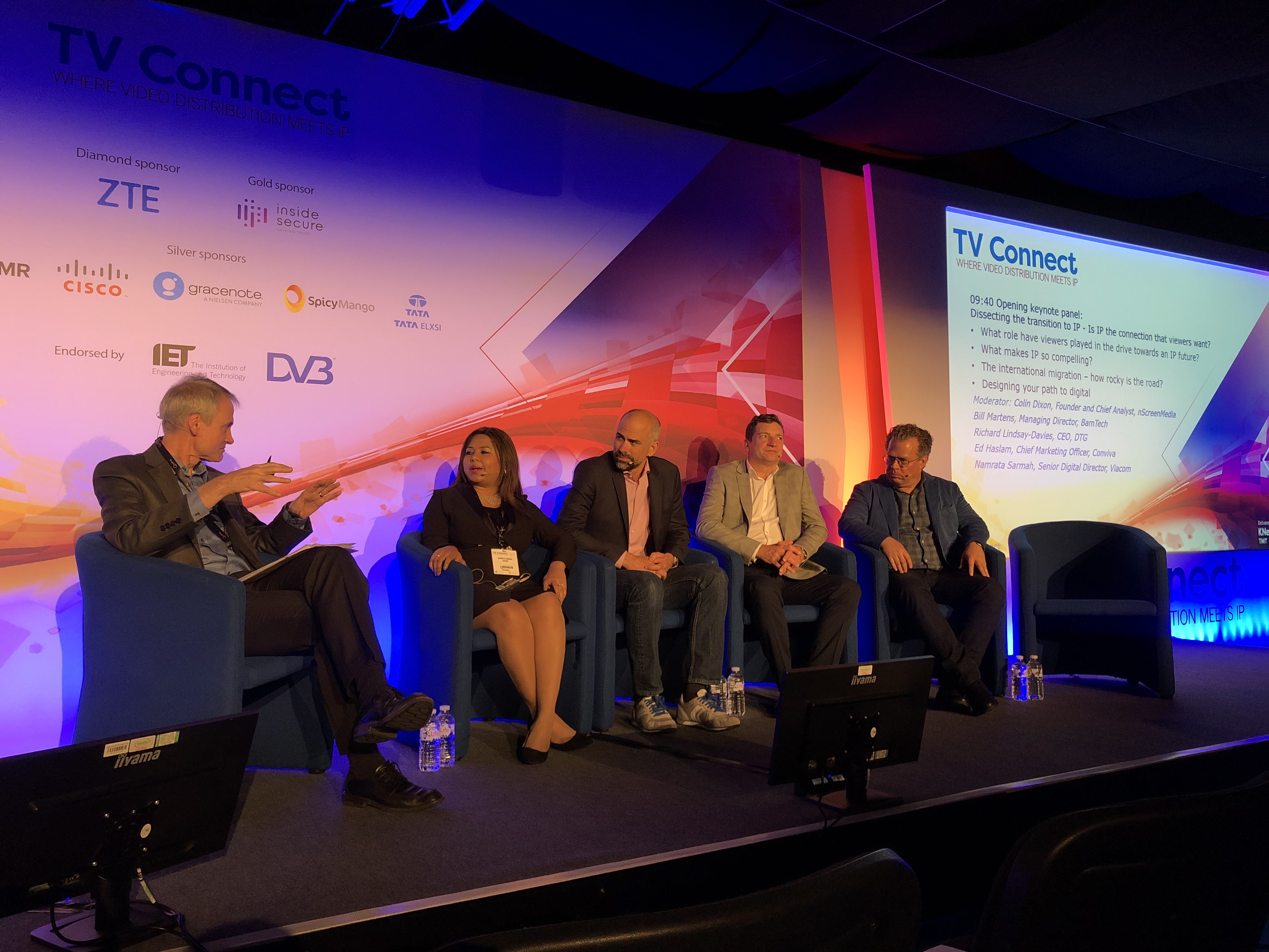 Conviva's CMO Ed Haslam And Nscreenmedia Founder And Analyst Colin Dixon Joined On Stage At Tv Connect