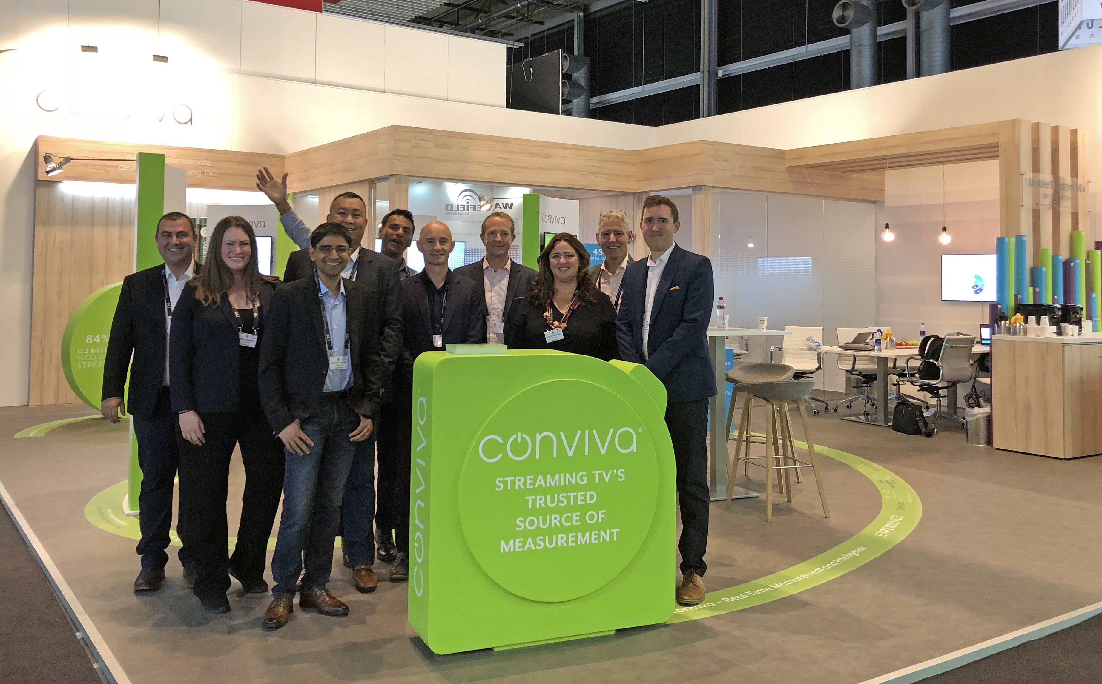 Conviva's Team On Our Booth In Ibc Event