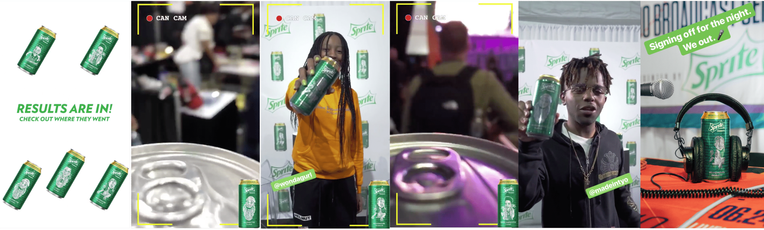 Compiled Instagram Stories Snapshots Of Sprite’s Can Cam Of The Celebrity Basketball Game
