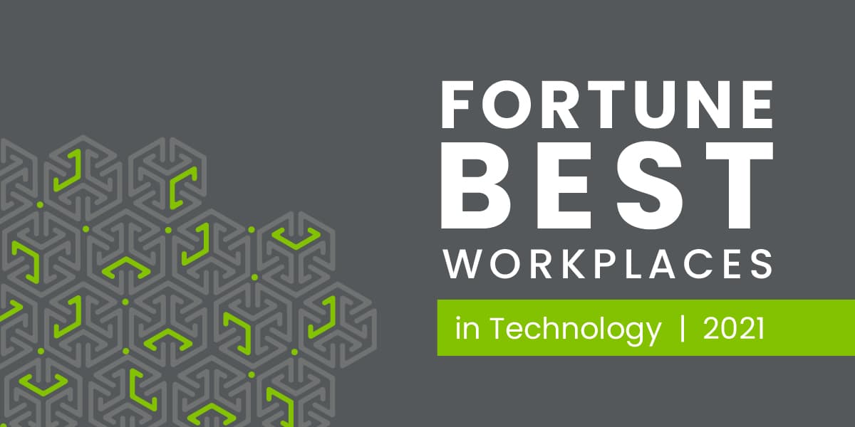 Conviva Branded Graphic: "Fortune Best Workplaces In Technology 2021"