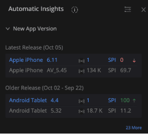 new app versions